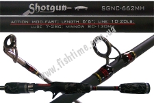  Favorite Shot Gun SGNC-662MH 1.98m 7-28g M.Fast cast