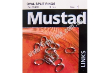 Кольцо заводное Mustad 9943D №01