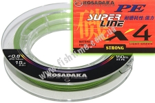  KOSADAKA PE SUPER LINE X4 150M 6,80 KG FLUO GREEN 0,14mm