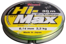Леска Momoi Hi-MAX  F-Yellow 0,14мм, 2,2кг, 30 м