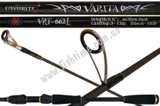  Favorite Varita VRT-662L, 1.98m 3-12g M.Fast