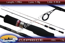Спиннинг Fishing ROI Caprice 1-8g 1.98m (ящ25шт) (M204)
