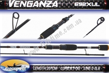 Спиннинг Fishing ROI Venganza 2.07m 0.7-5g