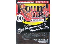 Застежка DECOY Round Snap № 00, 18lb, 13шт
