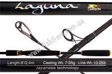 Спиннинг Favorite Laguna LGS802Н 2.4м 7-35гр. Fast