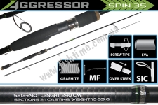 Спиннинг Salmo  Aggressor SPIN 35  10-35g 2.40m