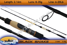  Fishing ROI Black Snake 8-35g 2.16m (25) (M204)